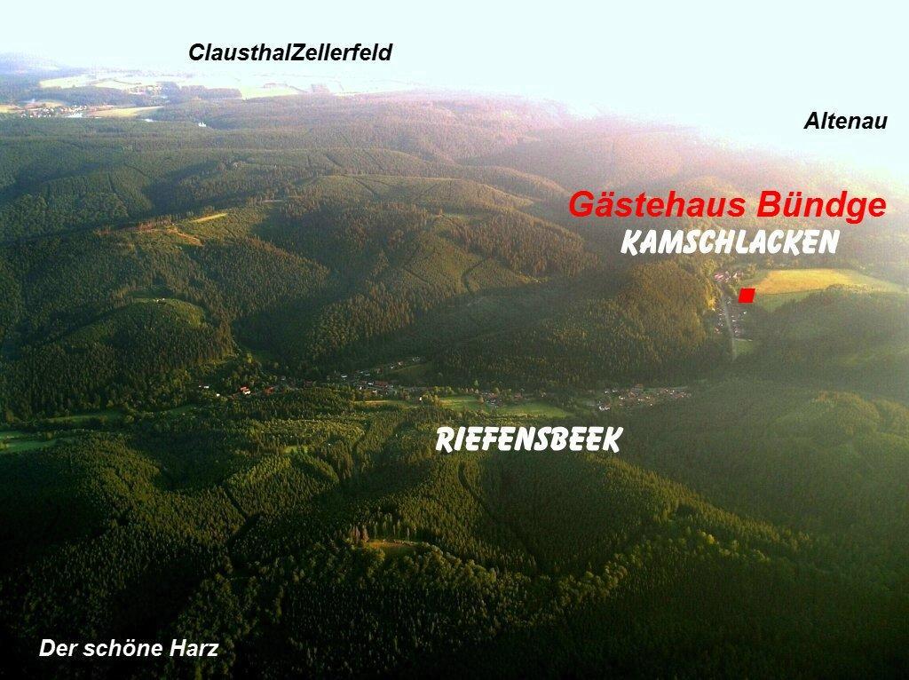Gaestehaus Buendge Kamschlacken Eksteriør billede